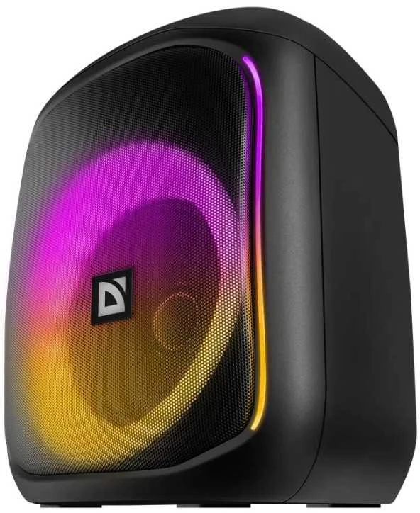 Kompiuterio kolonėlės Defender głośnik BOOMER 50, Li-Ion, 1.1, 50W, juoda, garsumo valdymas, pašvietimas LED, BT 5.0, TWS, 90Hz-20KHz