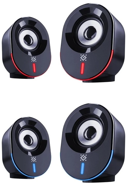 Kompiuterio kolonėlės Głośniki komputerowe Defender SOLAR 8 2.0 10 W Bluetooth USB pašvietimas RGB Otwarte opakowanie (65938)