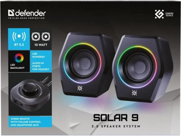 Kompiuterio kolonėlės Głośniki komputerowe Defender SOLAR 9 (65939)