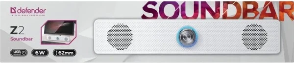 Namų kino sistema Defender Soundbar Z2 6W LED speaker baltas 65192