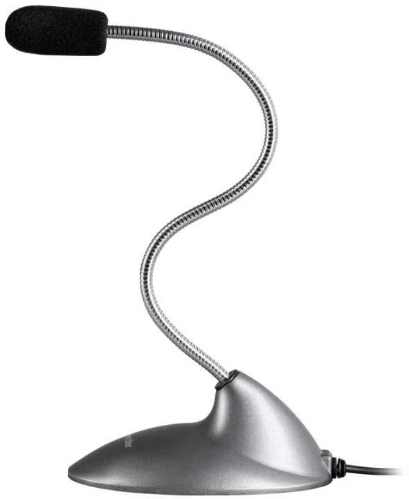 Defender mikrofonas PC MIC-111 pilkas, laidas 1,5 m, MIC111 64111