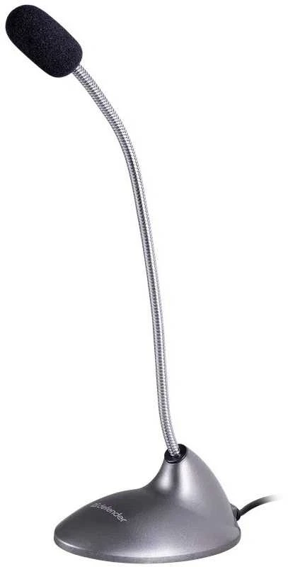 Defender mikrofonas PC MIC-111 pilkas, laidas 1,5 m, MIC111 64111