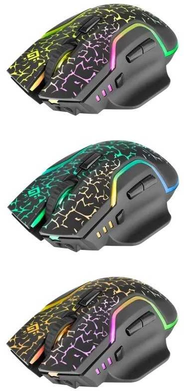 Kompiuterio Pelė - Defender GM-067 Oneshot Optinė RF RGB 3200dpi 7P