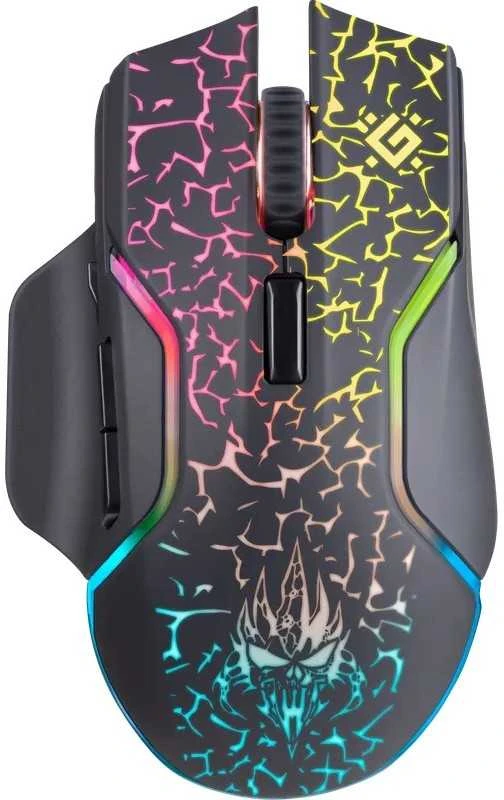Kompiuterio Pelė - Defender GM-067 Oneshot Optinė RF RGB 3200dpi 7P