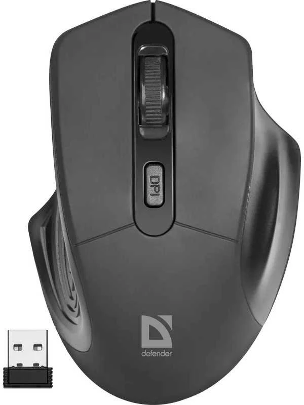 Optinė pelė - Defender Datum MB-345 1600DPI Juoda