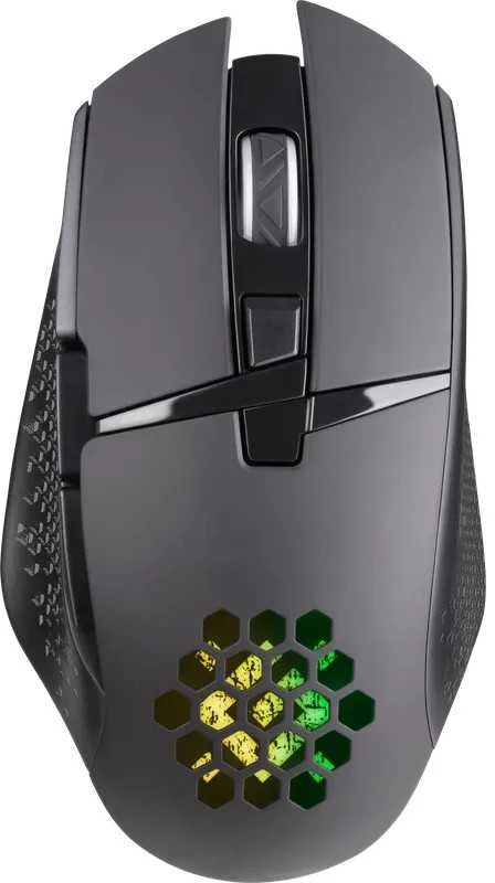 Žaidimų Pelė - Pelė Defender GM-514 RGB 3200 DPI Juoda