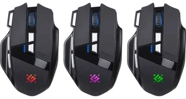 Pelė DEFENDER GM-885 KNIGHT RF WIRELESS 3200dpi 8P Juodas