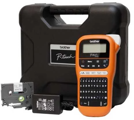 Brother PTE110VP | Thermal | Label Spausdintuvas | Oranžinis