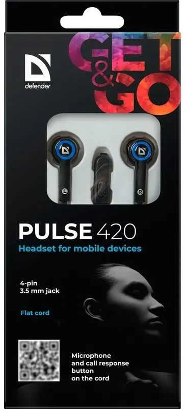 Ausinės Defender Pulse 420 mėlyna