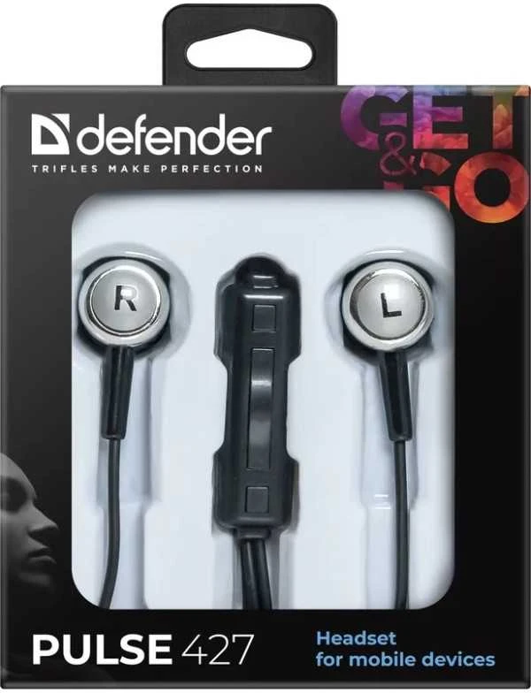 Ausinės Defender Pulse 427 Juoda