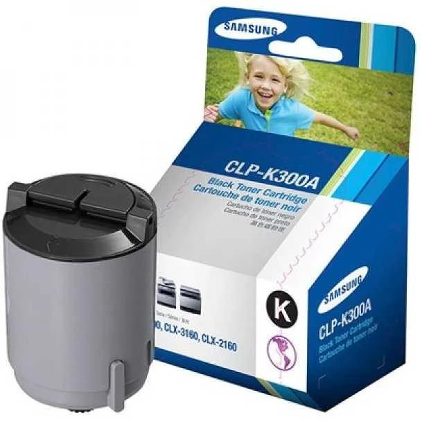 Samsung CLP-K300A cartridge, juodas