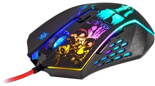 Žaidimų Pelė - Defender GM-933 7200dpi 6P RGB