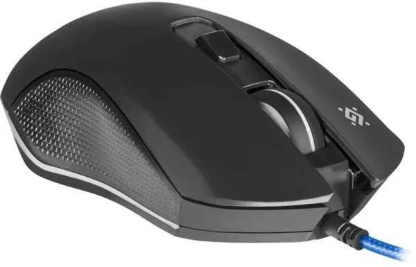 Pelė Myszka žaidimams Defender Sky Dragon GM-090L su laidu 3200 dpi optinė juoda