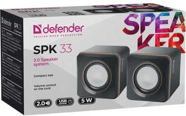 Kompiuterio kolonėlės Głośniki komputerowe Defender SPK-33 (65633)