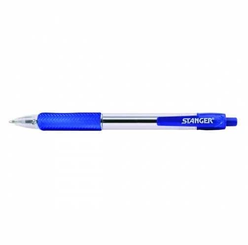 Stanger Tušinukas 1.0 Softgrip retractable, mėlynas, 1vnt. 18000300038