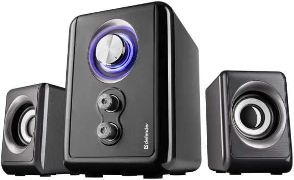 Kompiuterio kolonėlės Garsiakalbiai - Defender V11 2.1 11W USB, Juodi