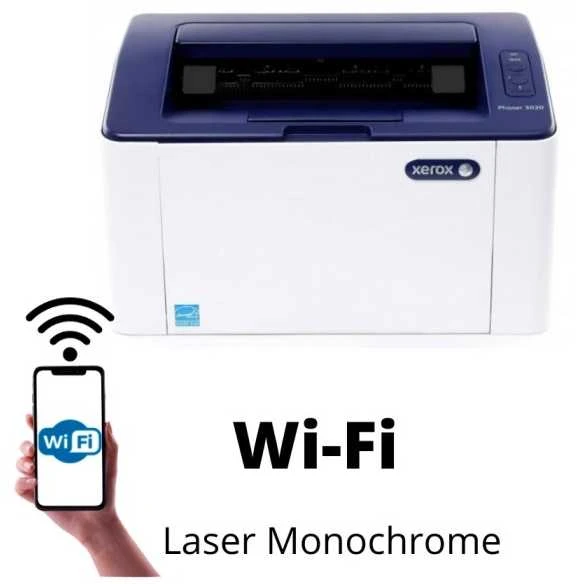 Spausdintuvas „Xerox Phaser 3020BI“, A4, mono lazeris, 20 ppm, 15 000 per mėnesį, 128 Mb, 8,5 sek., 150 lapų, USB 2.0, „WiFi“