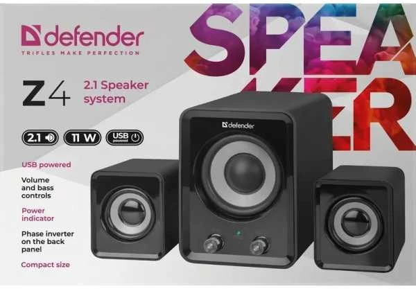 Kompiuterio kolonėlės DEFENDER 2.1 Act garsiakalbių sistema Z4 16W