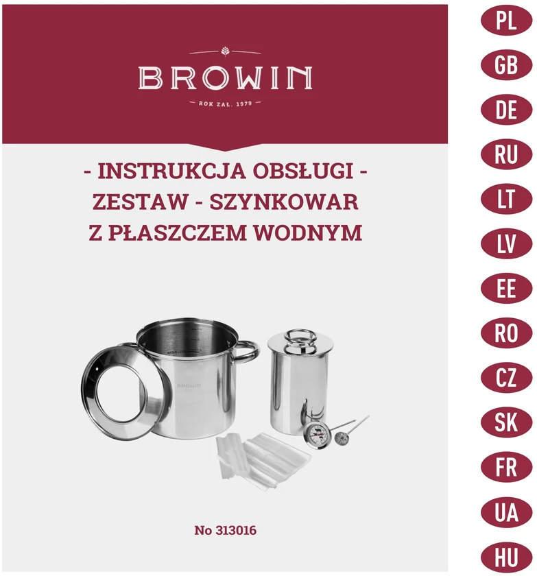 Browin 1,5kg Kumpio viryklė 1,5kg