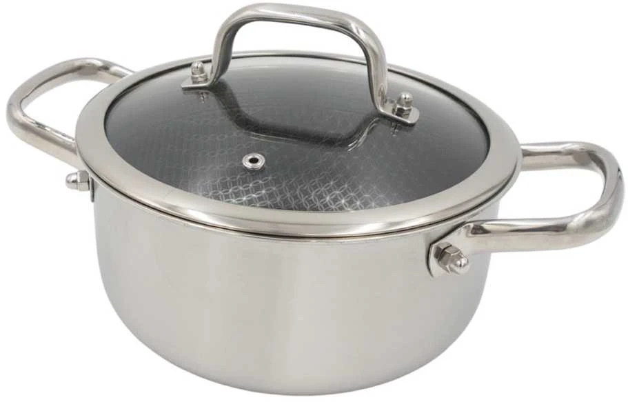 Puodas su dangčiu OSFÉ Tri-Ply, 20 cm, 3 l
