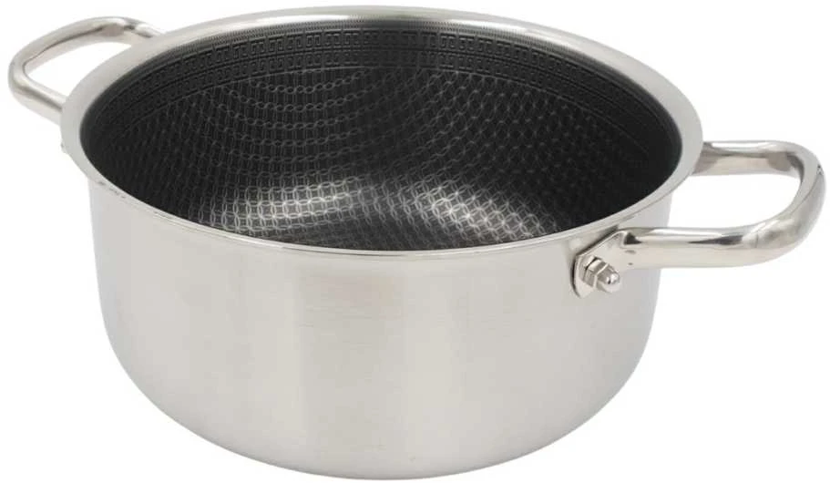 Puodas su dangčiu OSFÉ Tri-Ply, 24 cm, 5 l