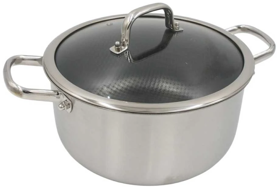 Puodas su dangčiu OSFÉ Tri-Ply, 28 cm, 8 l