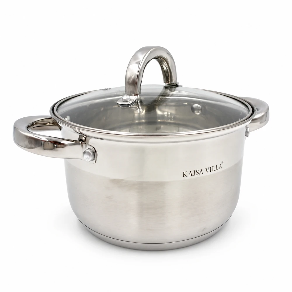3 puodų rinkinys su dangčiais TR2295
