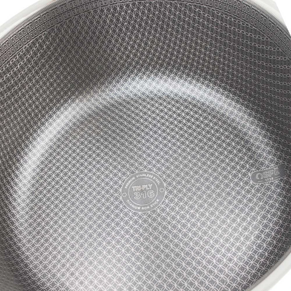Puodas su dangčiu OSFÉ Tri-Ply, 32 cm, 12 l