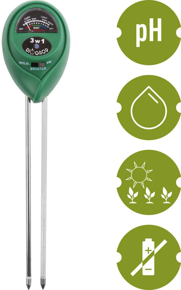 Biogrod 3in1 dirvožemio matuoklis
