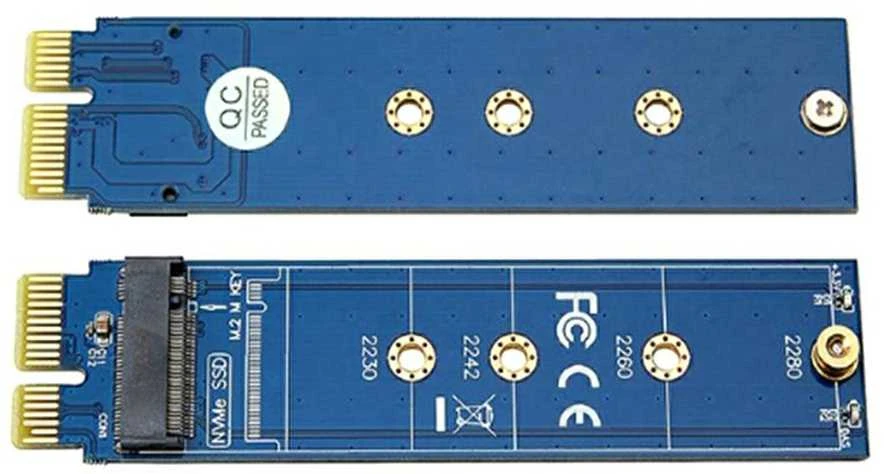 Aptel M.2 NVMe M rakto adapteris