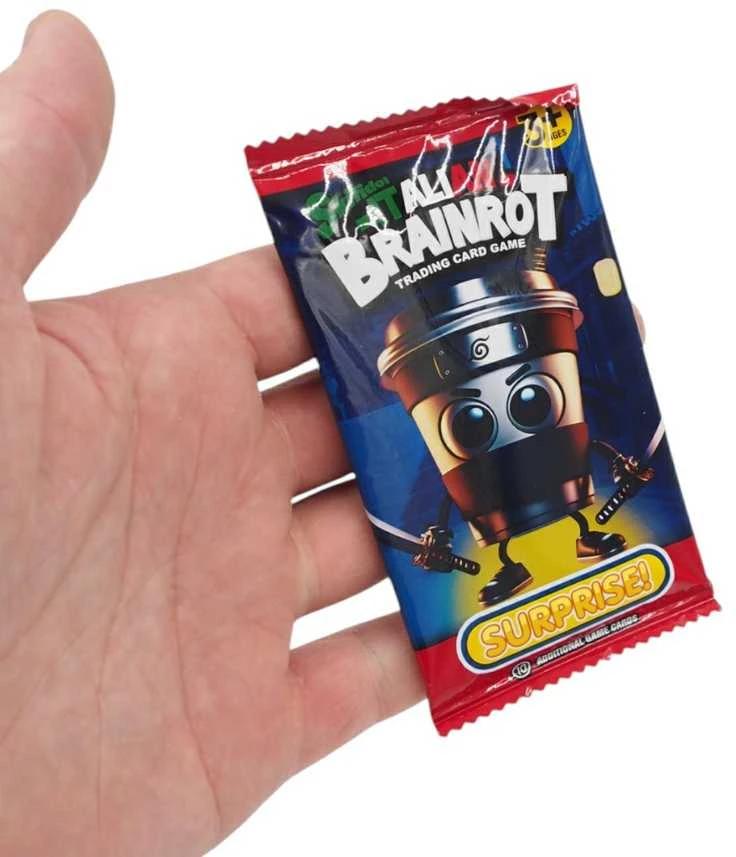Brainrot kortos vaikams (10 kortų)