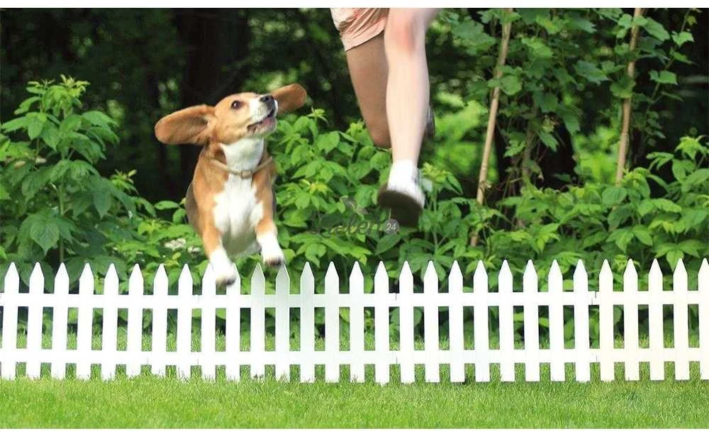 Prosperplast Dekoratyvinė plastikinė sodo tvorelė „Garden Classic“ 3,5 m (ruda)