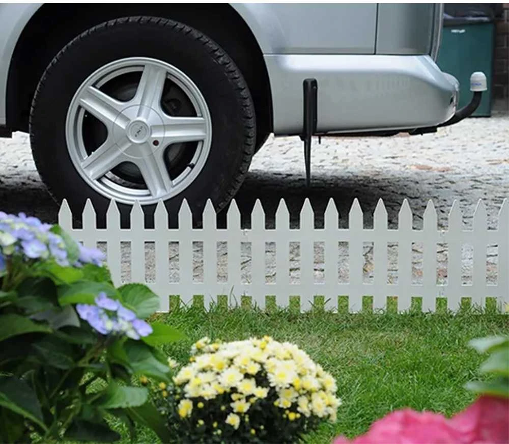 Prosperplast Dekoratyvinė plastikinė sodo tvorelė „Garden Classic“ 3,5 m (balta)