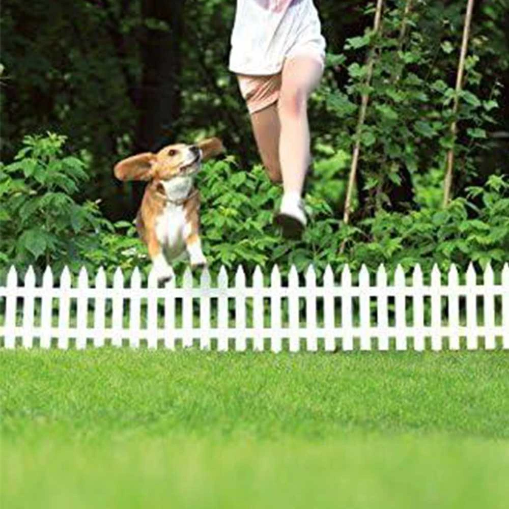 Prosperplast Dekoratyvinė plastikinė sodo tvorelė „Garden Classic“ 3,5 m (balta)