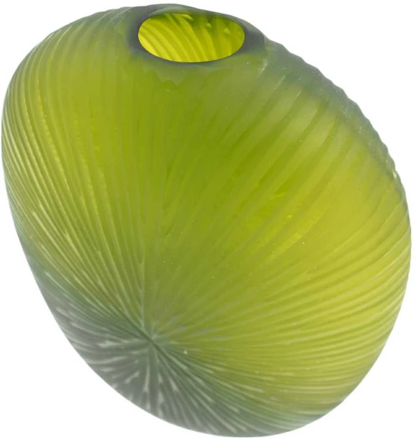 Dekoratyvinė stiklo vaza, 19×26 cm