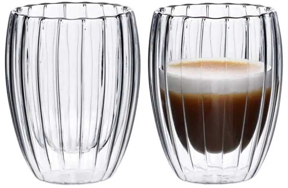 Dvigubo stiklo puodelis 250ML.