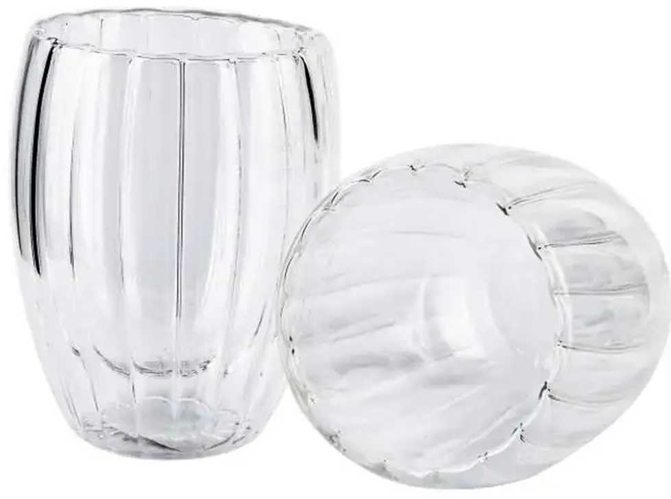 Dvigubo stiklo puodelis 350ML.