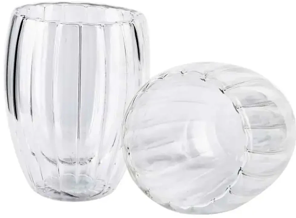 Dvigubo stiklo puodelis 350ML.