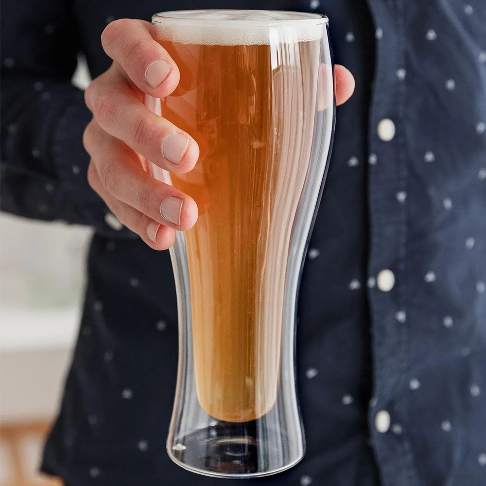Dvigubo stiklo stiklinė alui 400ml