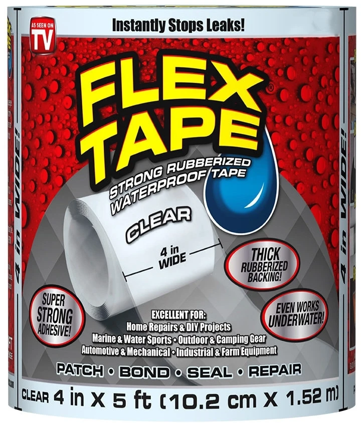 "FLEX TAPE" vandeniui atspari lipni juosta (juoda sp.)
