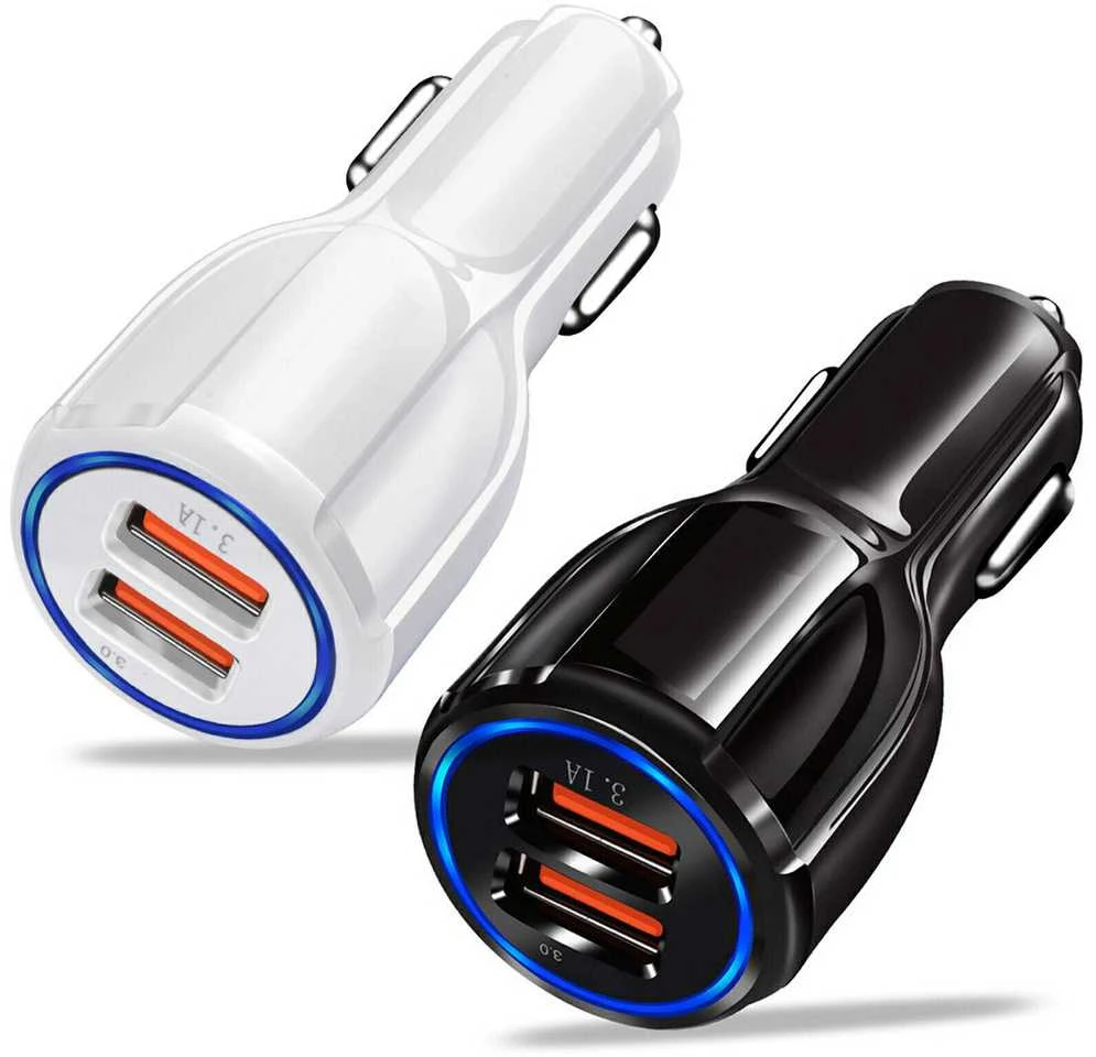 Greito įkrovimo auto SAM. 2 X USB 3.0 FAST adapteris