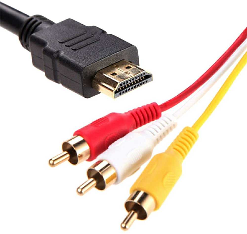 ATL HDMI į VGA + Audio 3x Chinch RCA laidas