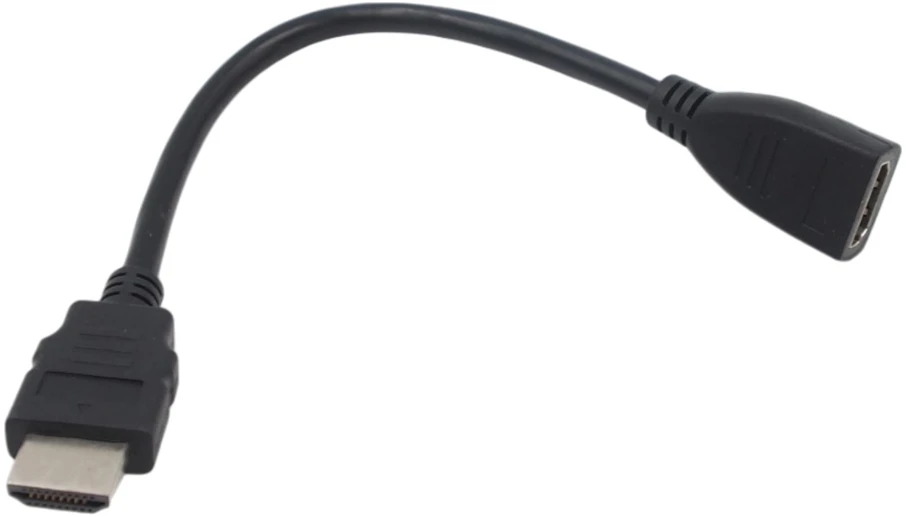 Klaviatūra HDMI prailginimo kabelis (HDMI lizdas – HDMI kištukas), 20 cm
