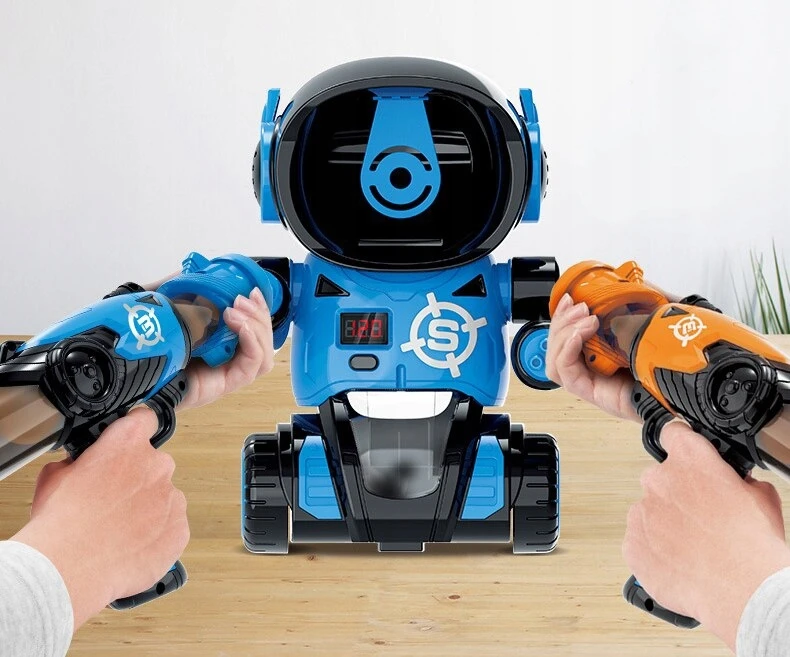 Interaktyvus šaudymo žaidimas „Robotų mūšis“