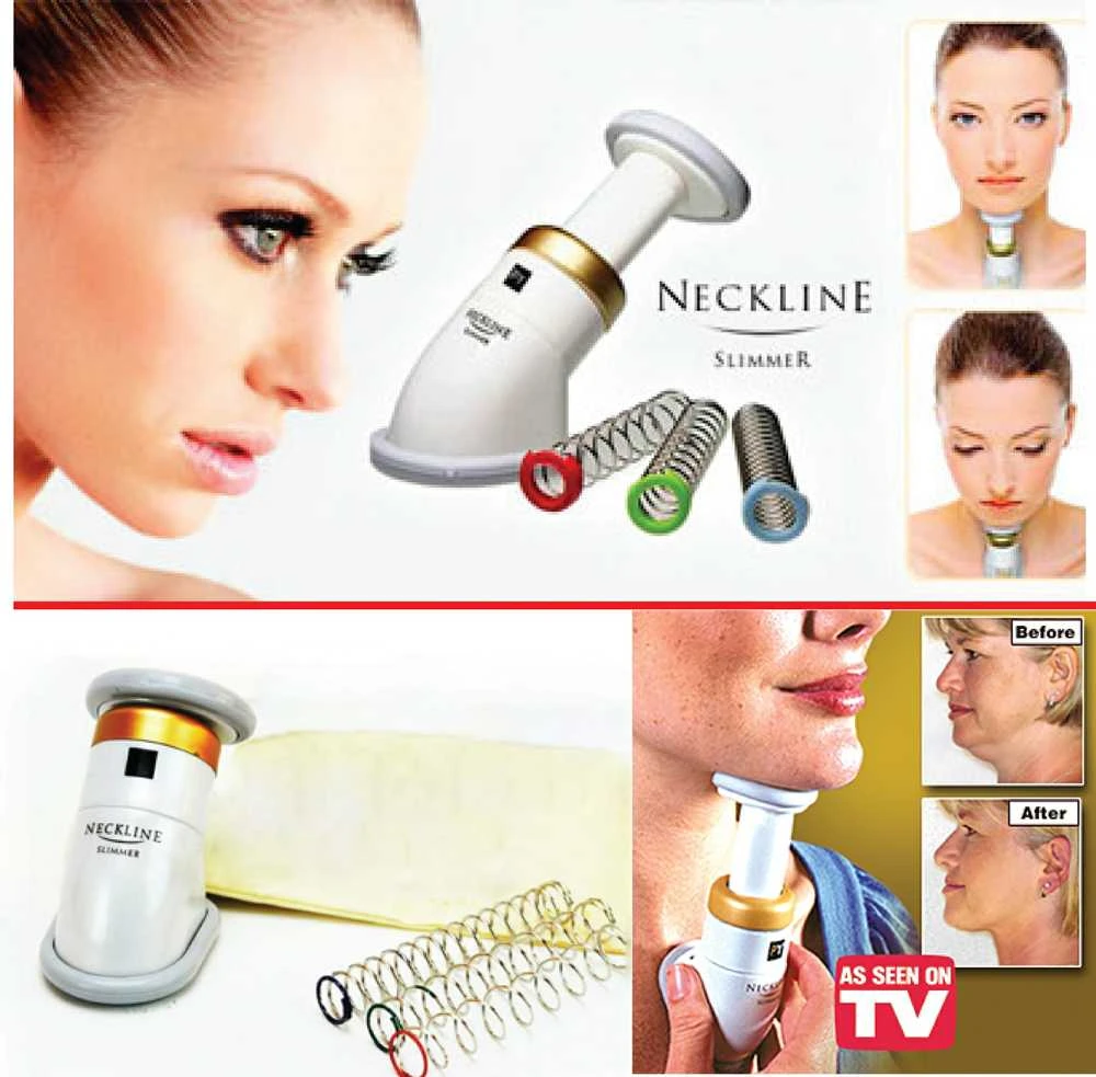 Kaklo, smakro ir pagurklio masažuoklis-treniruoklis "Neckline Slimmer"