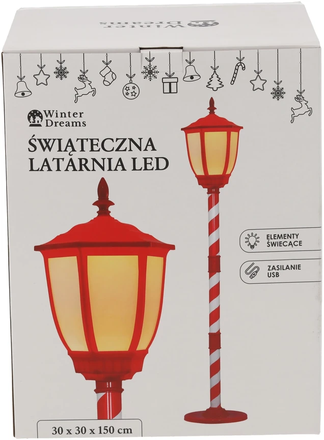 kalėdinis LED žibintas su USB maitinimu, 150 cm