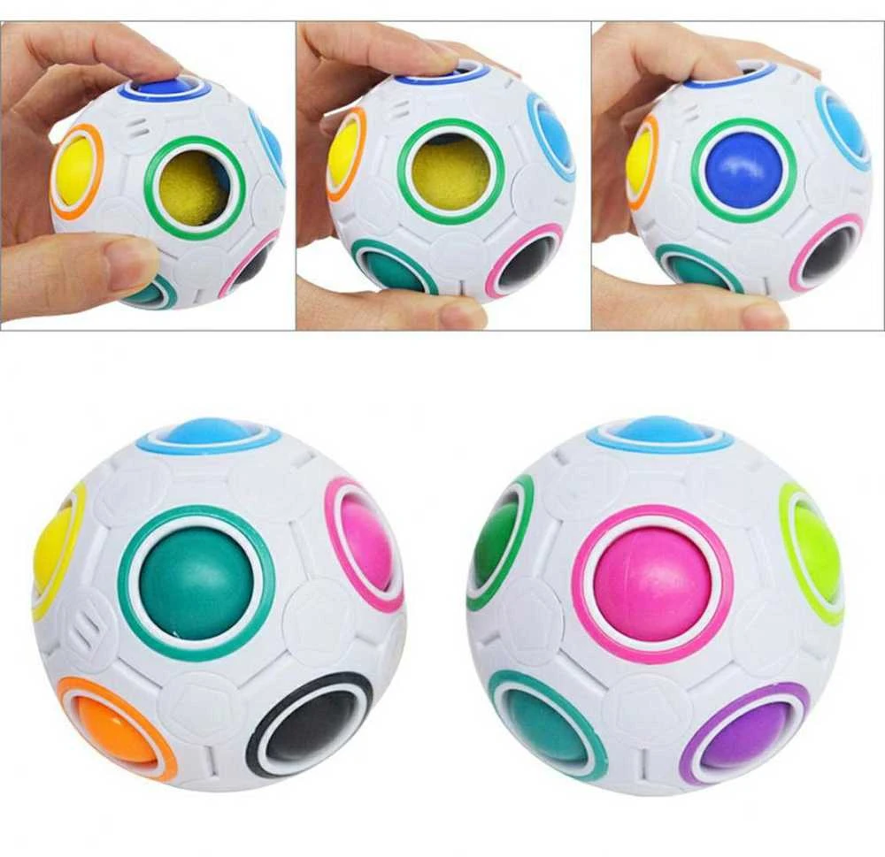 Kamuoliukas galvosūkis "Puzzle Magic Rainbow Ball"