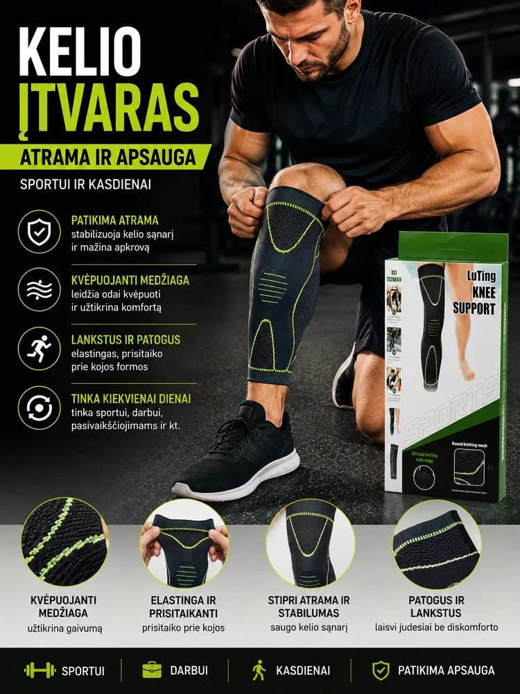 Kelio įtvaras (prailgintas)