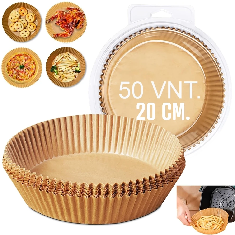 Kepimo popierinės formelės 20 cm (50 vnt.)
