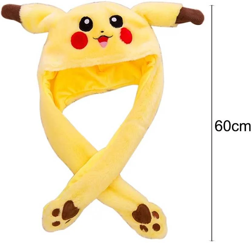 Kepurė su pakylančiomis ausimis "Pikachu"